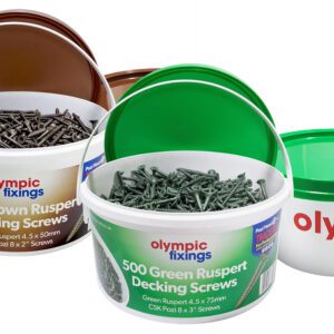 Timber Decking Screws - M4.5 x 60mm (8 x 2 1/2”) (500pcs)