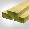 Smooth Treated Sleepers EX 100 x 200mm (4" x 8") 2400mm (UC4 Grade)