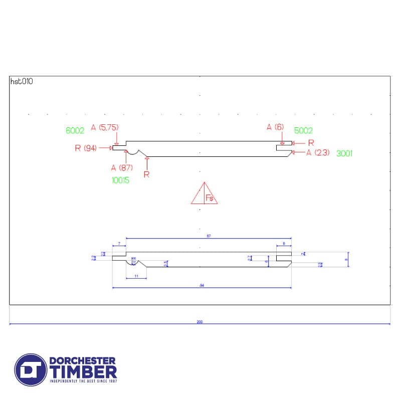 Planed Redwood Bead & Butt Cladding 13 x 100mm (Finished Size 9 x 85mm) 3.6m - Image 3