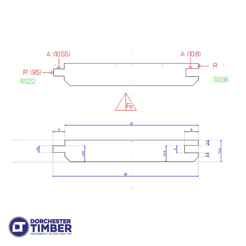 Tongue & Groove V Jointed 5ths Planed Redwood Timber Cladding 19 x 100mm (Finished Size 15 x 95mm) - Image 3