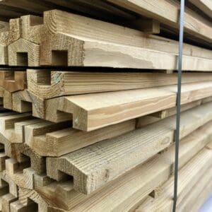 Rebated Feather Edge Capping / Trenched Capping 3m