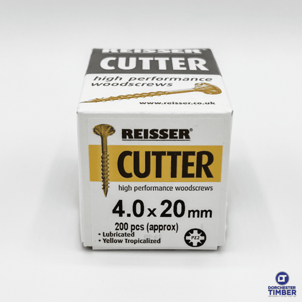 Reisser Cutter Wood Screws - 4.0 x 20mm (200pcs)