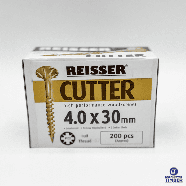 Reisser Cutter Wood Screws - 4.0 x 30mm (200pcs)