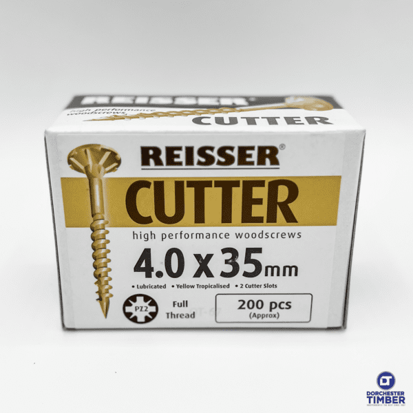 Reisser Cutter Wood Screws - 4.0 x 35mm (200pcs)