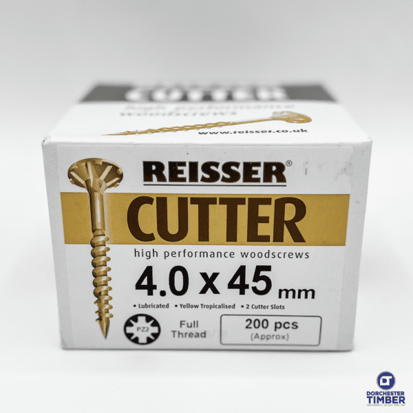 Reisser Cutter Wood Screws - 4.0 x 45mm (200pcs)