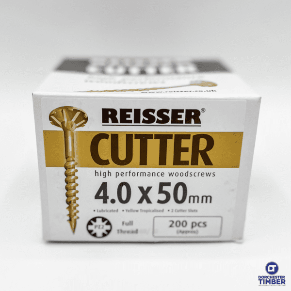 Reisser Cutter Wood Screws - 4.0 x 50mm (200pcs)