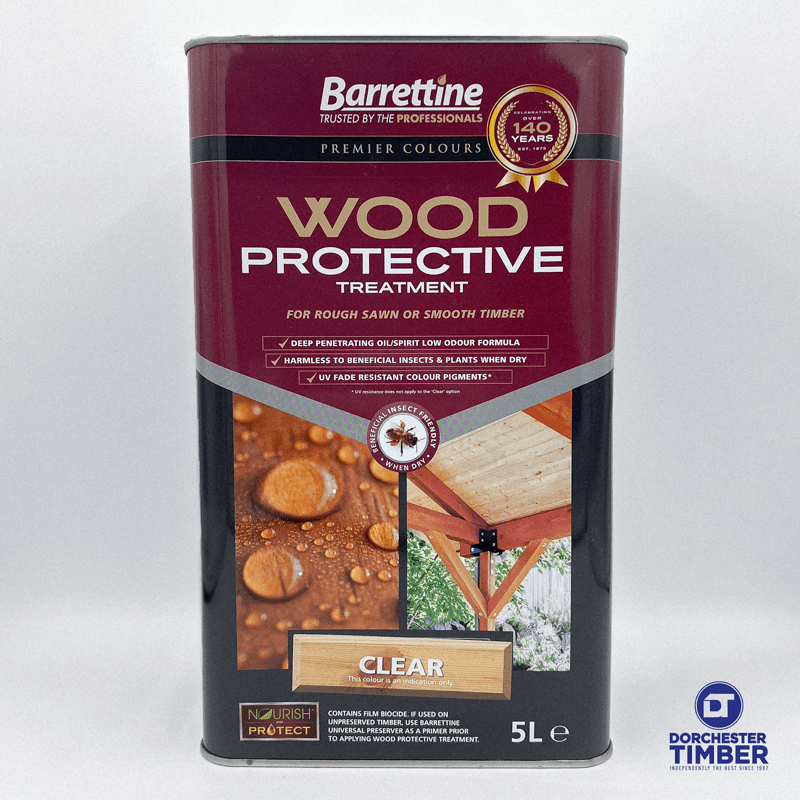 Barrettine Wood Protective Treatment (5Ltr) (Various Colours)