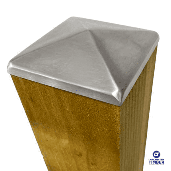100mm Galvanised Post Cap