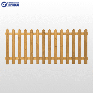 Pointed Top Picket Panels - Pressure Treated