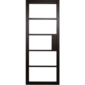 Venice Black Industrial Glazed Door