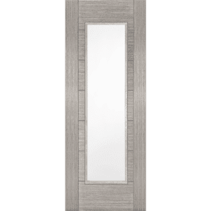 Light Grey Corsica 1 Light Glazed Internal Door