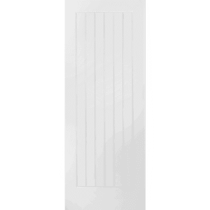 White Primed Mexicano Door