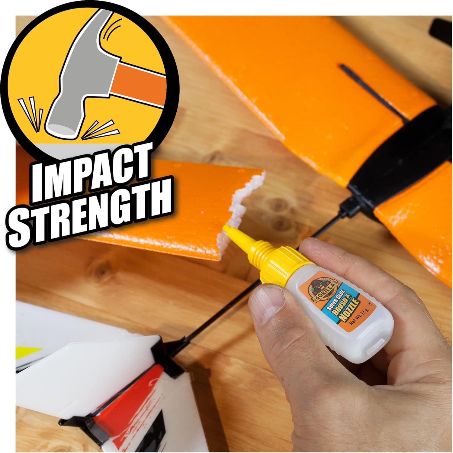 Gorilla Superglue Brush & Nozzle 12g - Image 5