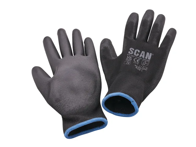 Scan Dipped PU Gloves – 5 Pairs