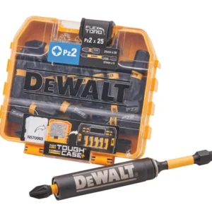 DEWALT PZ2 Screwdriver Bit Pack & Bit Holder