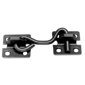 100mm (4") Wire Cabin Hooks Black