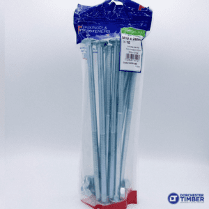 10 x Carriage Bolts & Nuts M10 x 240mm
