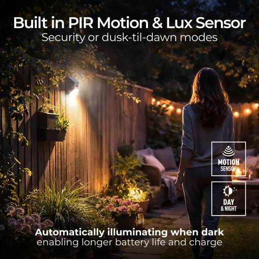 Adjustable Solar LED Light with PIR Sensor - Image 6