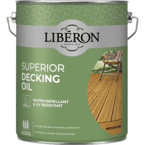 Liberon-Superior Decking Oil 5ltr Dorchester Weymouth Blandford Bridport Dorset Poole yeovil