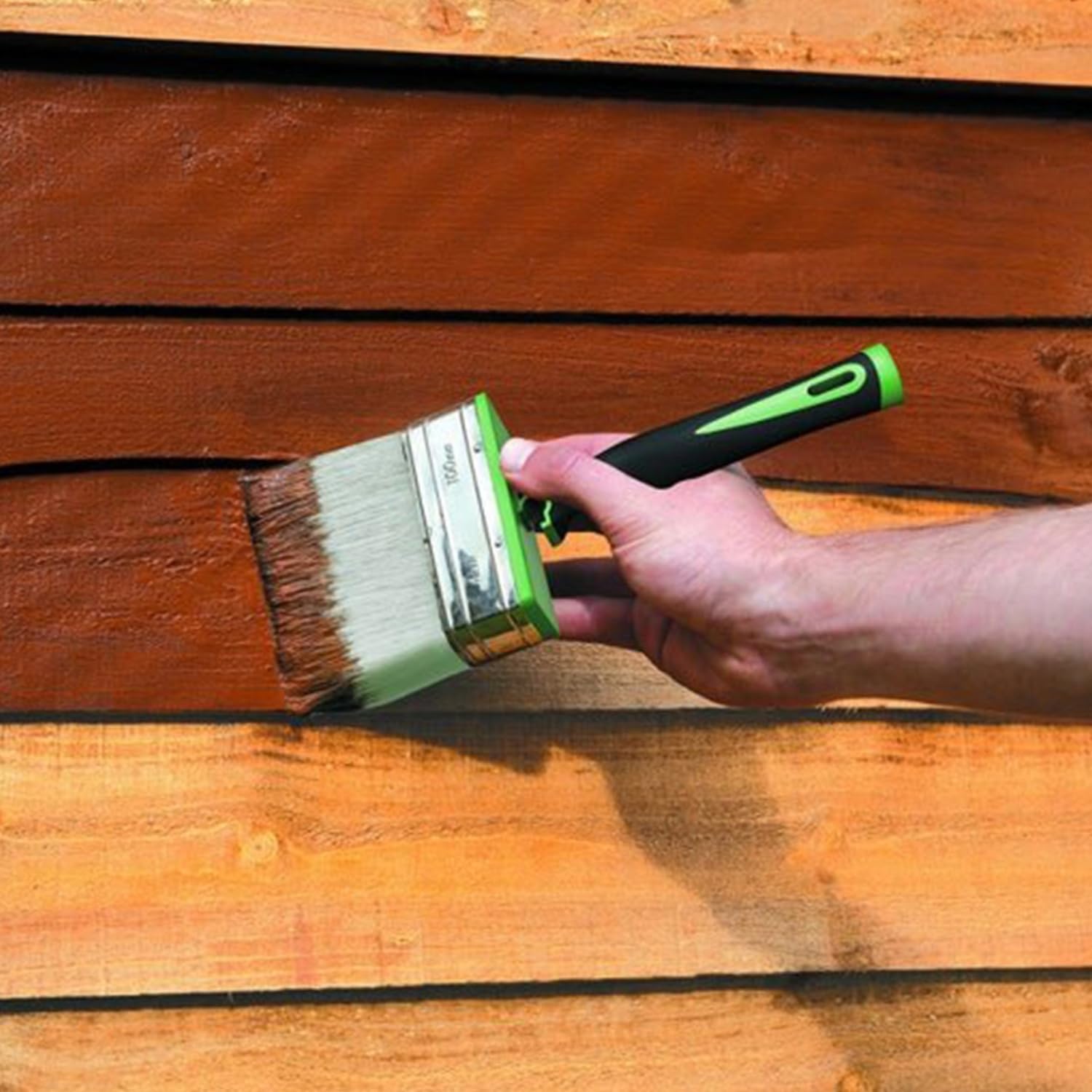 Ronseal Fence Life Timber Care Brush - 4 Inch - Image 2