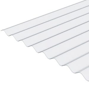 Clear PVC Corrugated Roof Sheet (950mm wide) - Dorchester - Weymouth - Blandford - Bridport - Yeovil - Poole - Dorset